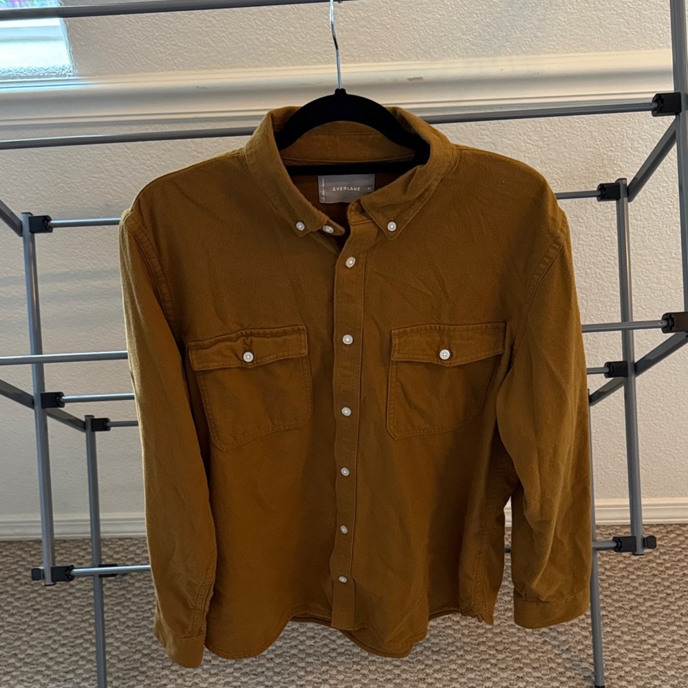 M’s Everlane Brushed Flannel shirt sz XL